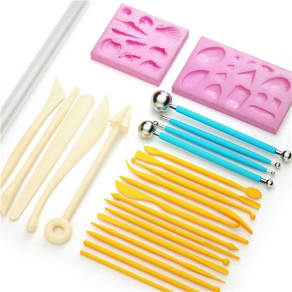 80 Colors Polymer Clay with Tools and Accessories Non-Stick, Non-Toxic for Kids - Picture 2 of 7